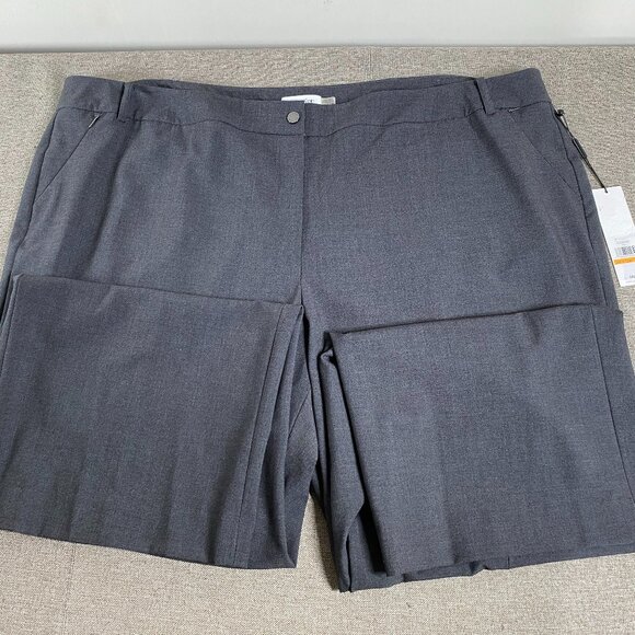 Calvin Klein Dress Pants Women's 24W High Rise Gray Office Business NWT - Picture 3 of 15